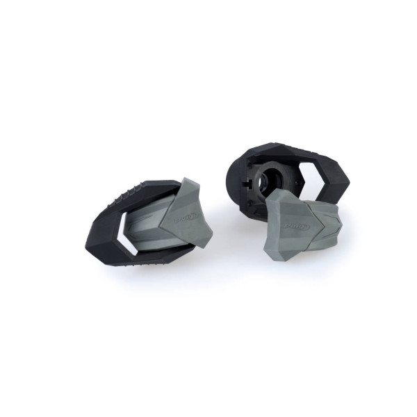 Puig Puig r19 frame slider spare ends including blocks - 50mm | grey